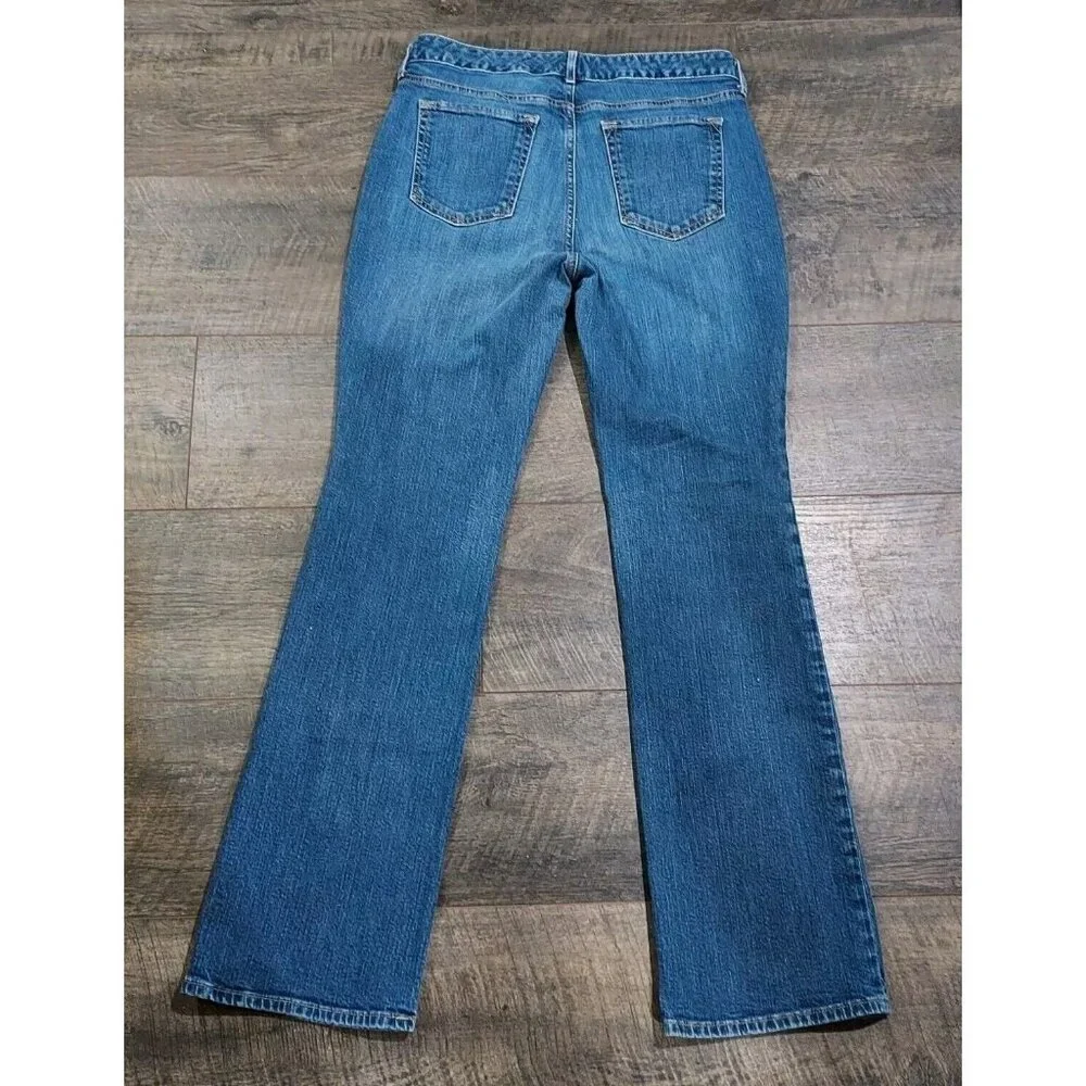Eddie Bauer Slightly Curvy Bootcut Jeans Blue Size 8 - Picture 10 of 11